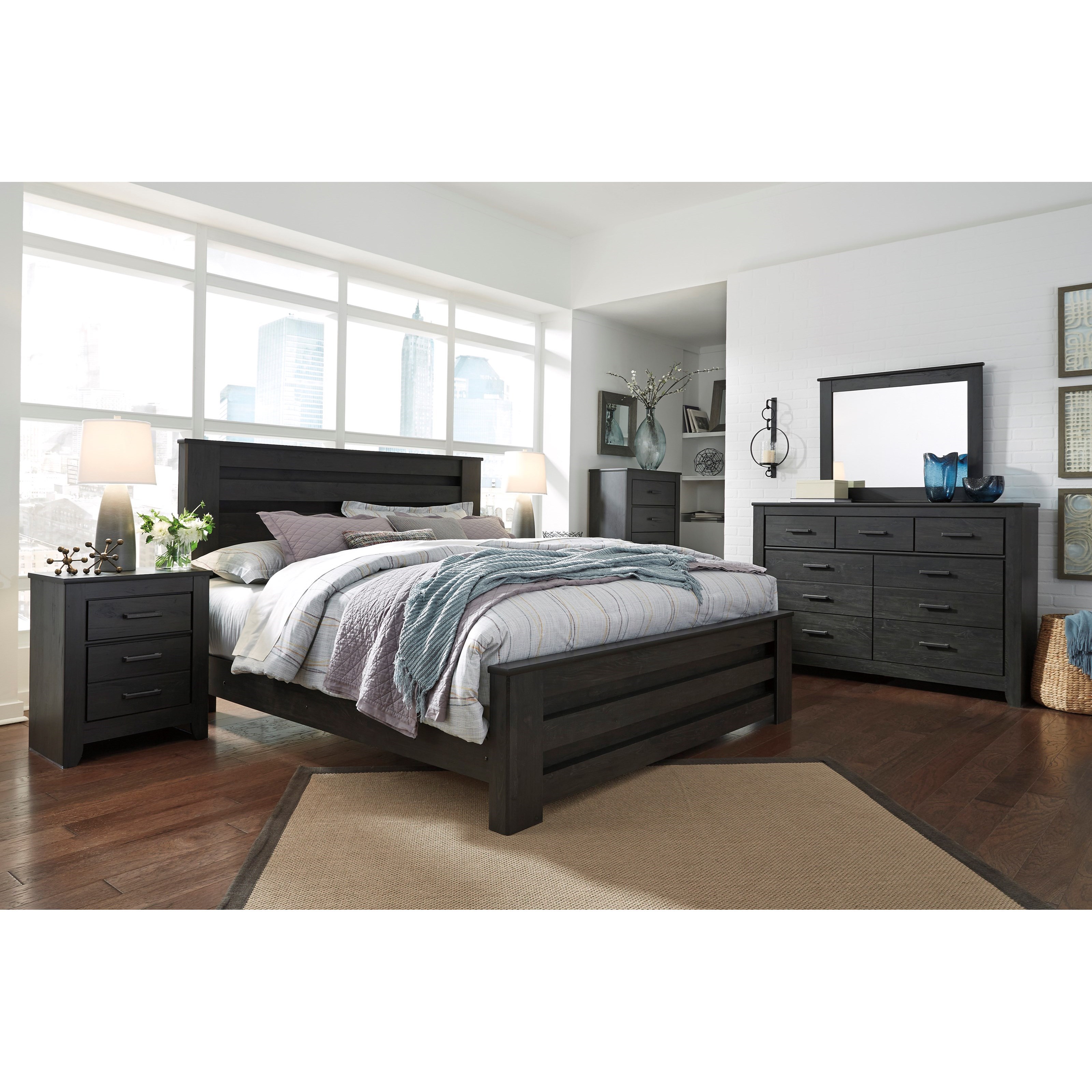 Signature Design by Ashley Zyniden B2114B12 King Upholstered